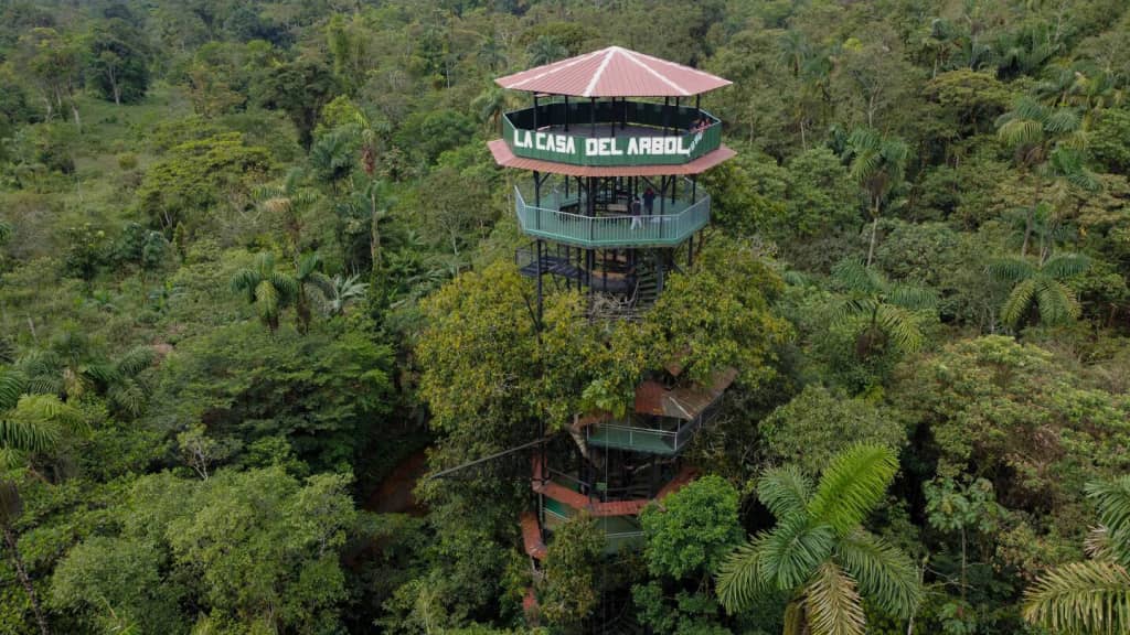 Banner del lugar turístico Casa del Árbol Puyo