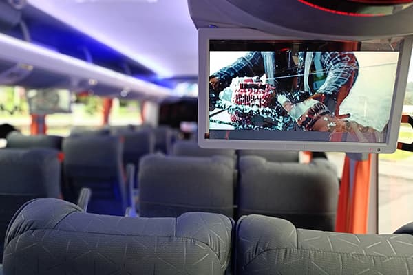 Televisión para peliculas en viajes 16 de agosto