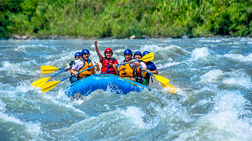 Rafting en el río Pastaza