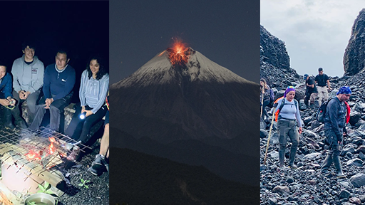 Ruta refugion Volcán Sangay